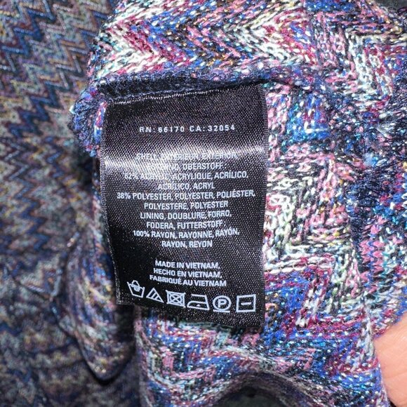 Anthropologie Maeve Womens XS Dress Sleeveless Knit A Line Swing Hem Blue Purple - Picture 5 of 7